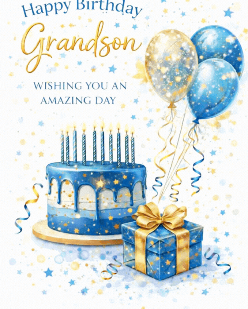 Awesome Grandson Happy Birthday - birthdayyou.com