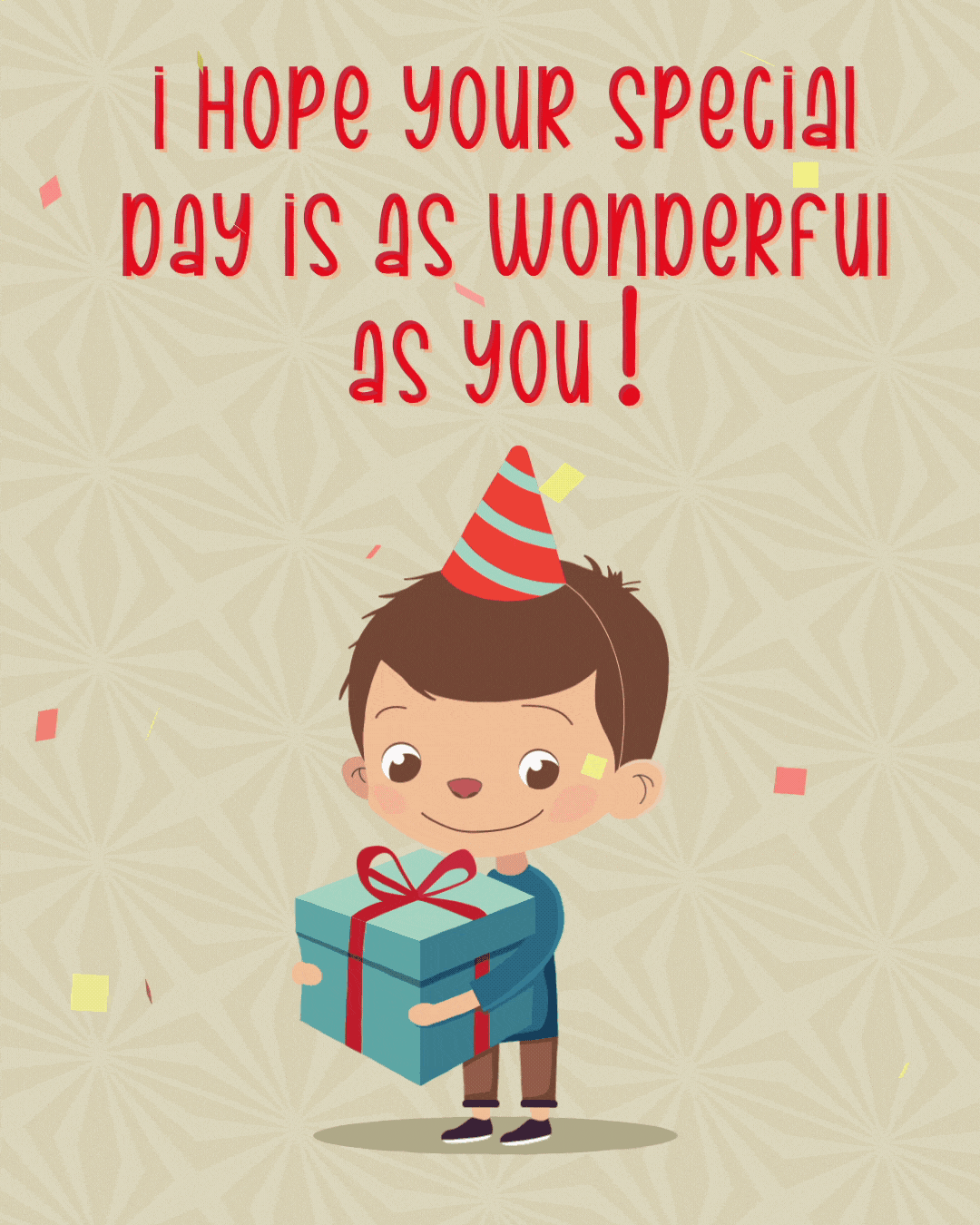 Happy Birthday Wonderfull Boy Animated Images and GIFs ...