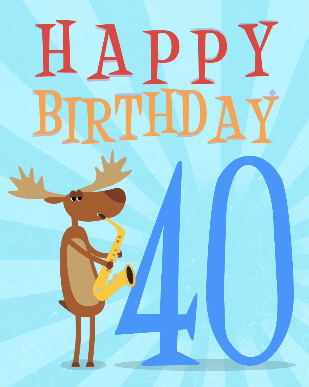 Feliz 40 cumpleaños GIF