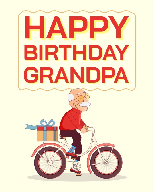 Funny Grandpa Happy Birthday Animated Images and GIFs