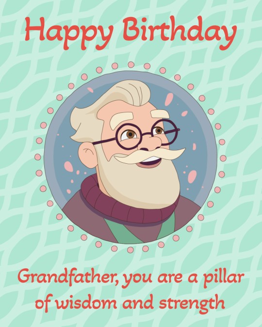 Green Happy Birthday Grandfather - birthdayyou.com Green Happy Birthday Grandfather - birthdayyou.com