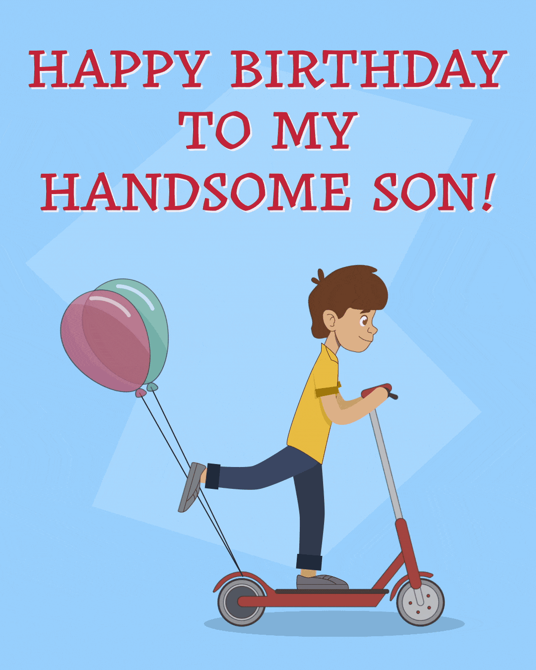 Free Happy Birthday Animated Images and GIFs for Son | Birthdayyou.com