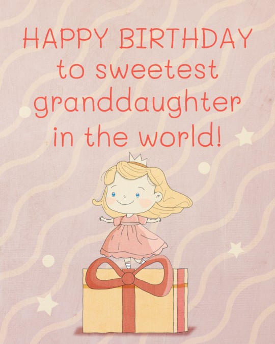 Happy Birthday Sweetest Granddaughter in the World Animated Images and GIFs