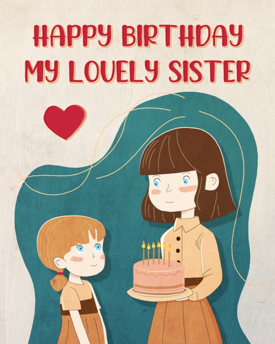 My Lovely Sister Happy Birthday - birthdayyou.com My Lovely Sister Happy Birthday - birthdayyou.com