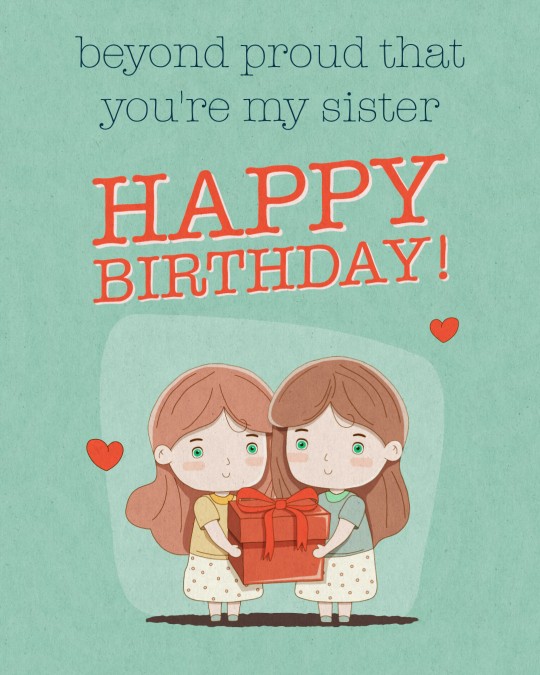 Happy Birthday Coolest Sister Animated Images and GIFs | Birthdayyou.com