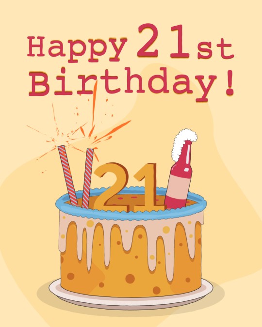 Free 21th Years Happy Birthday Animated Images and GIFs — free download